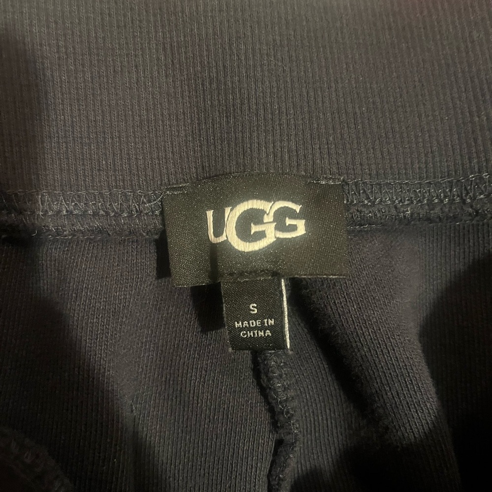 UGG Women's Sofiana Black Terry Joggers- Small - Picture 8 of 9